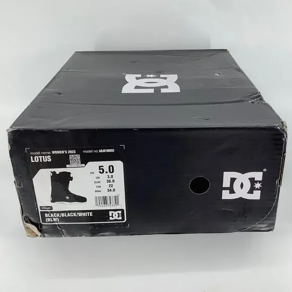 DC Women's Size 5 Black/White/Pink Lotus 2023 Step On Snowboard Boots W BR4-4 - Picture 10 of 11